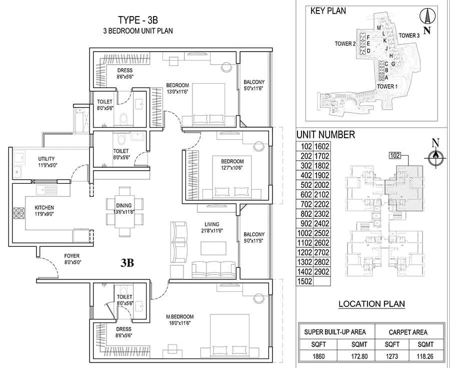 Adarsh Park HeightFloor Plan