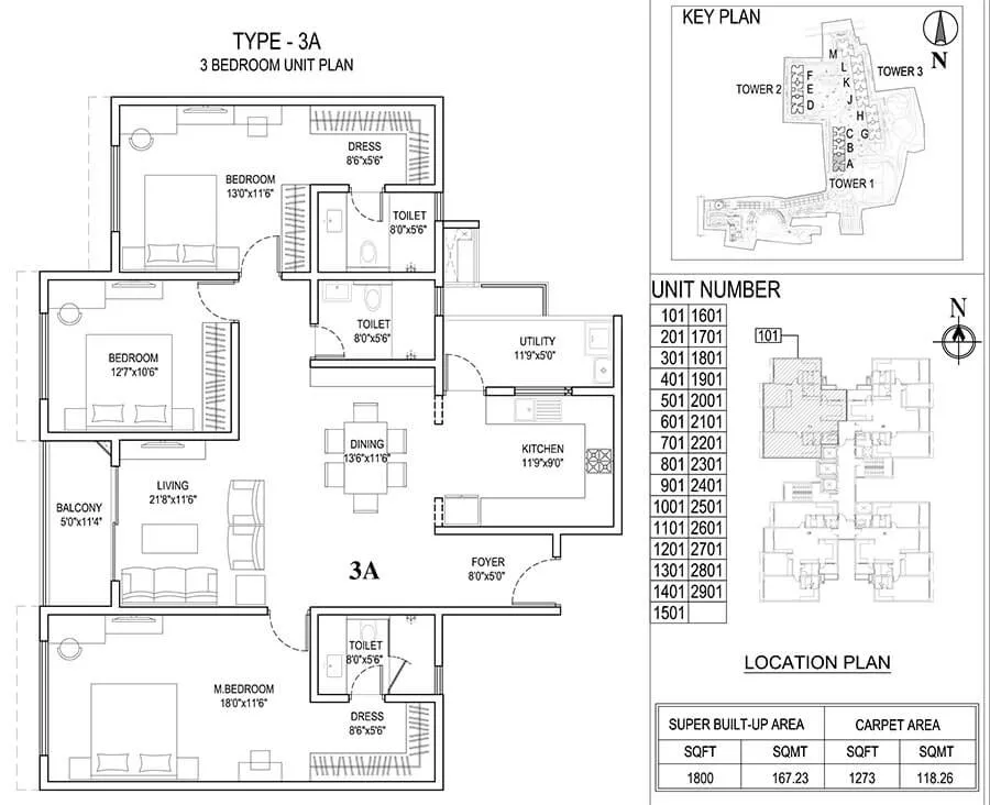 Adarsh Park HeightFloor Plan