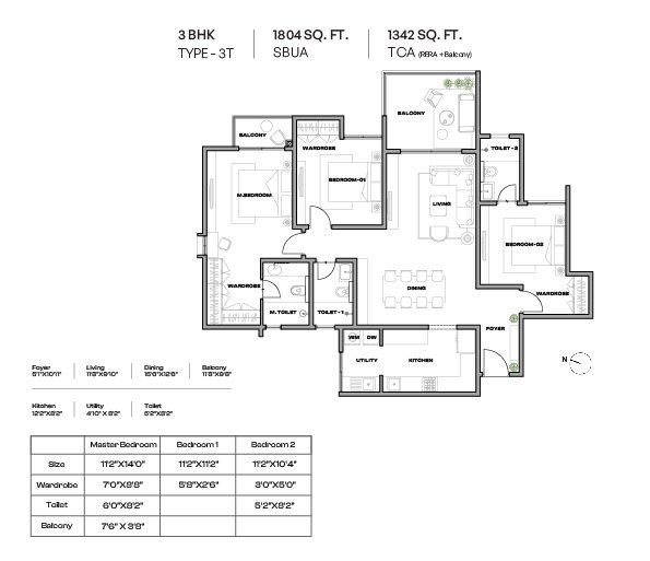 Assetz Melodies of Life  Floor Plan