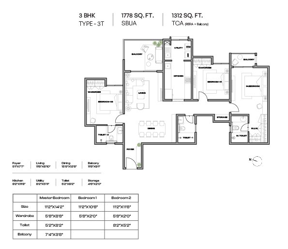Assetz Melodies of Life  Floor Plan