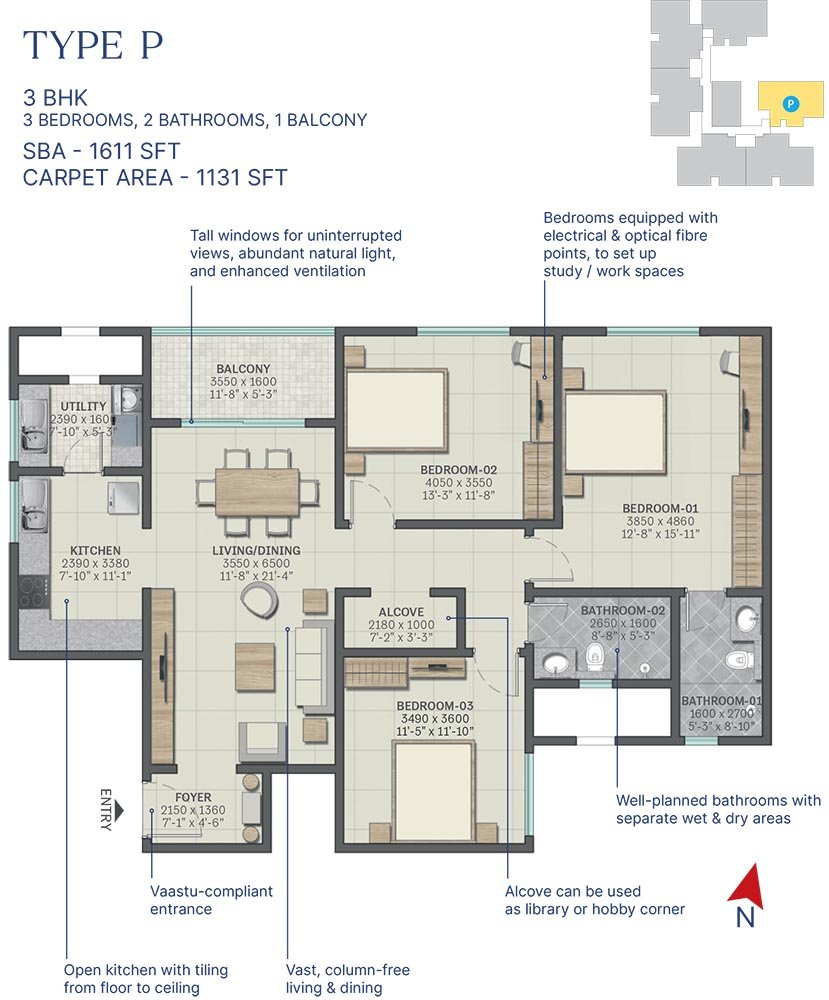 Sobha Neopolis Floor Plan