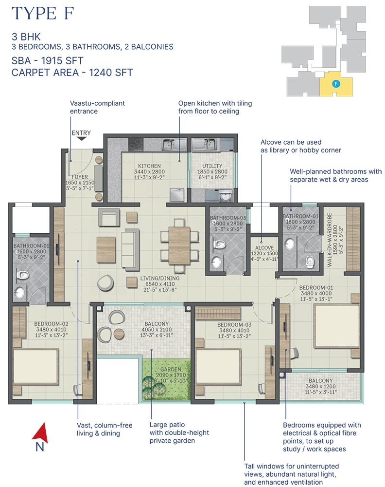 Sobha Neopolis Floor Plan