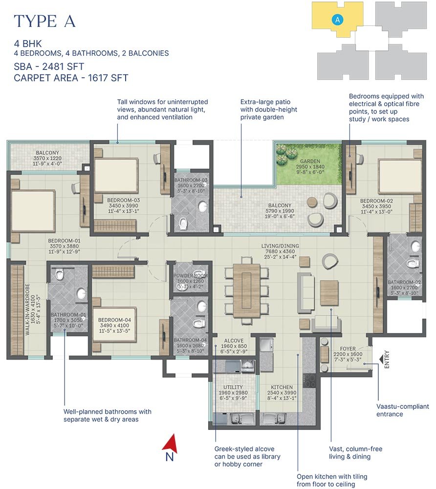 Sobha Neopolis Floor Plan
