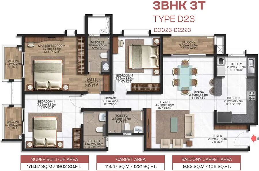 Brigade Lakecrest  Floor Plan