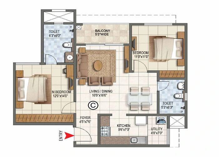 Abhee Sarjapur Plots Floor Plan