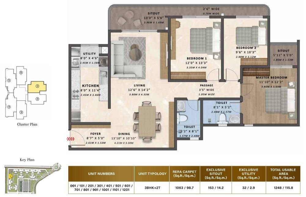 Lodha Codename Address  Floor Plan