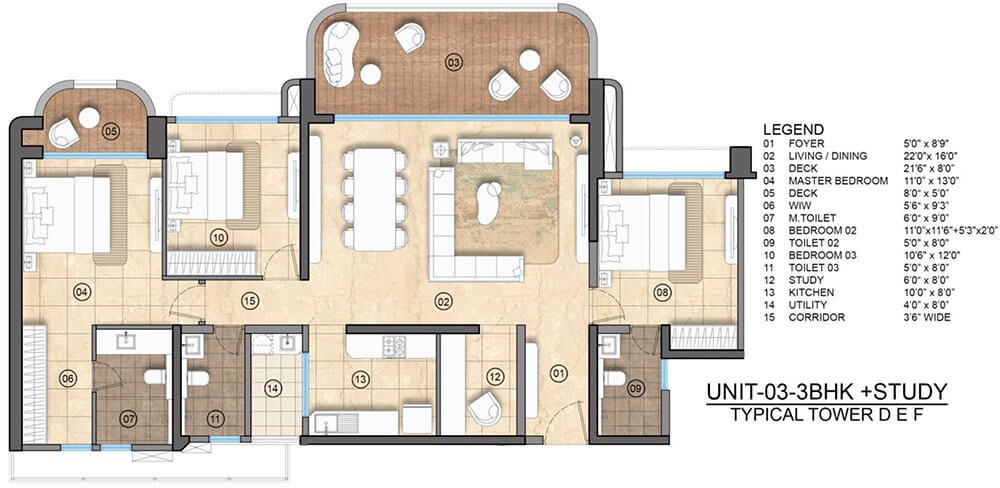 Lodha Elanza  Floor Plan