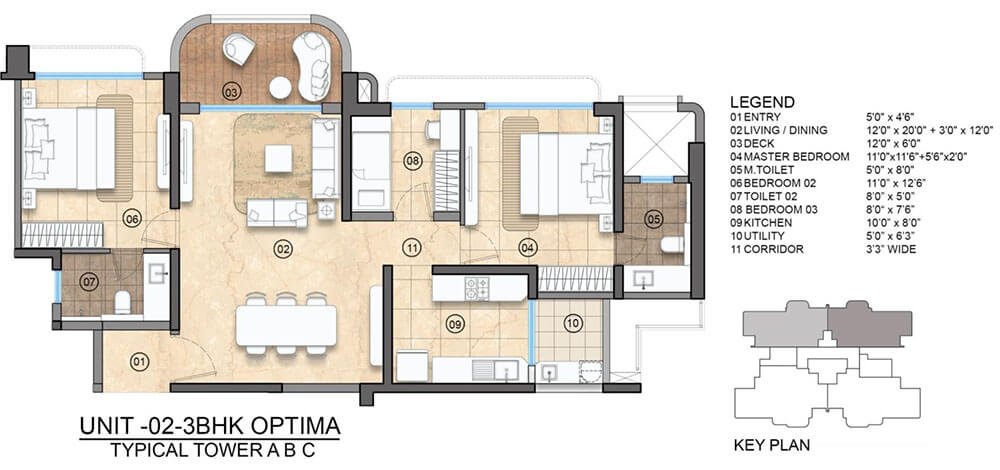Lodha Elanza  Floor Plan