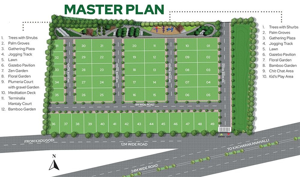 Abhee Natura Plots  Floor Plan