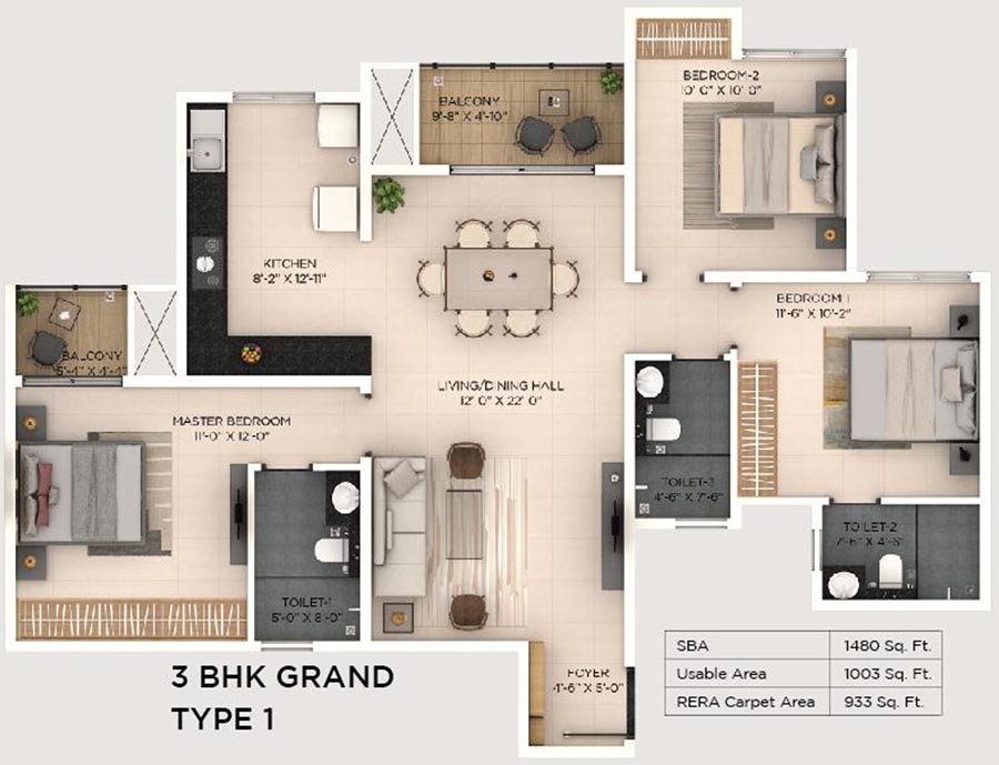Provident Botanico Floor Plan