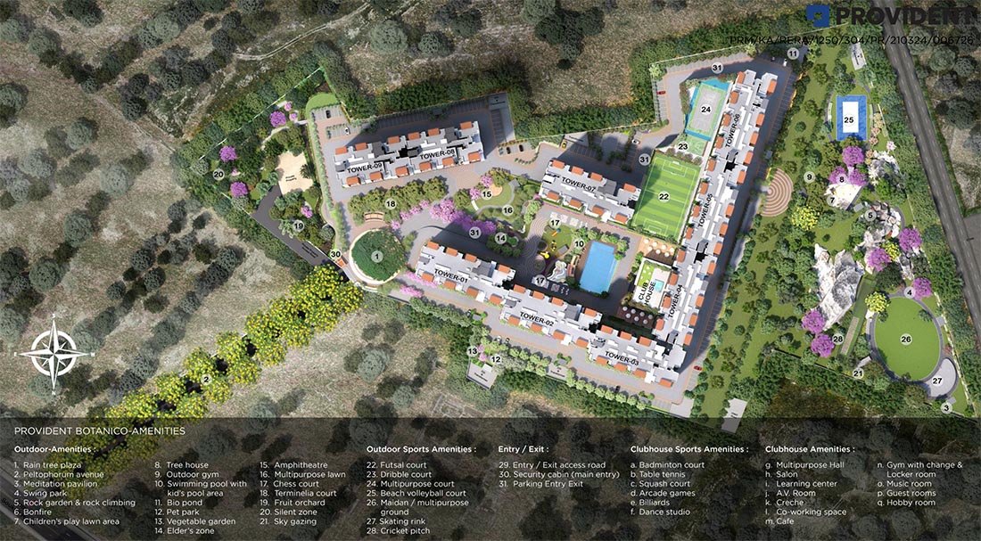 Provident Botanico Floor Plan