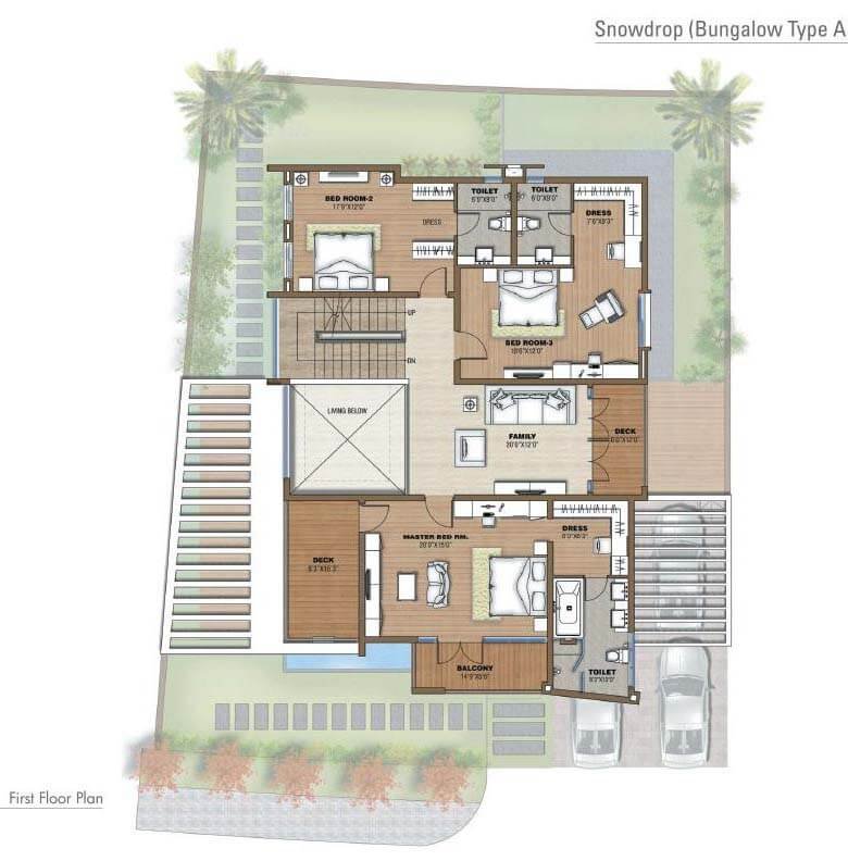 Prestige White Meadows Floor Plan