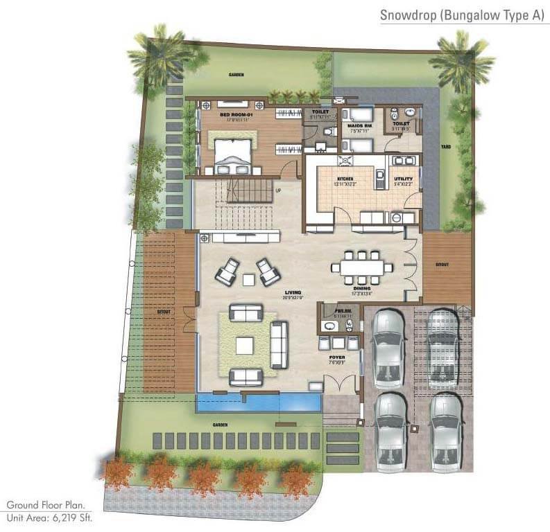 Prestige White Meadows Floor Plan