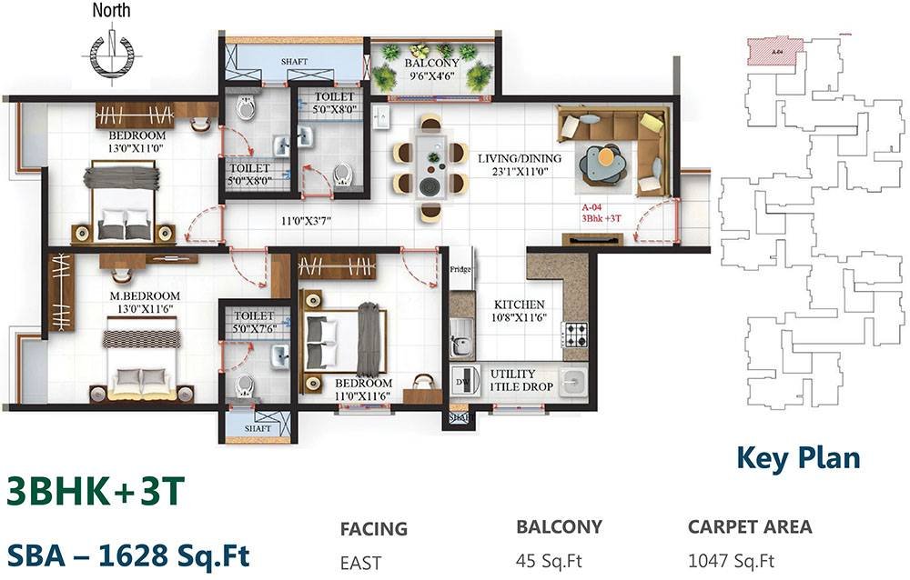 SBR One Residence Floor Plan