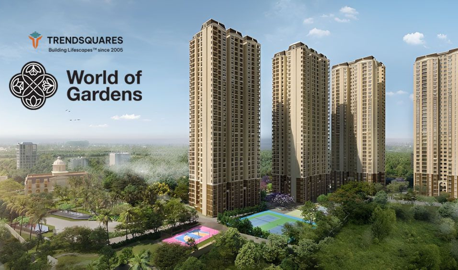 Trendsquares World of Gardens  Banner