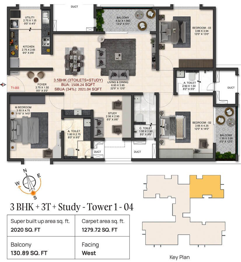 Trendsquares World of Gardens  Floor Plan