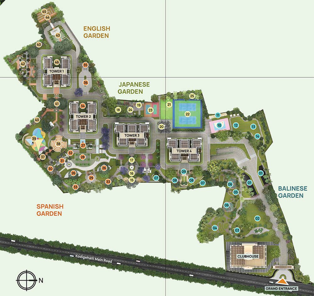 Trendsquares World of Gardens  Floor Plan
