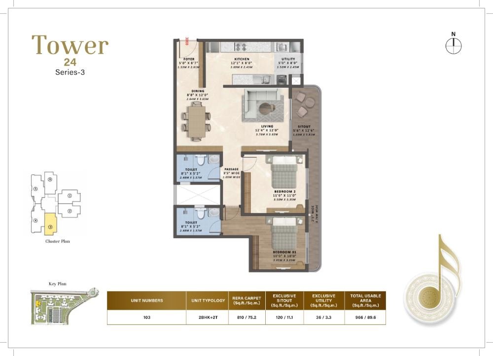 TATA Varnam Phase 1  Floor Plan