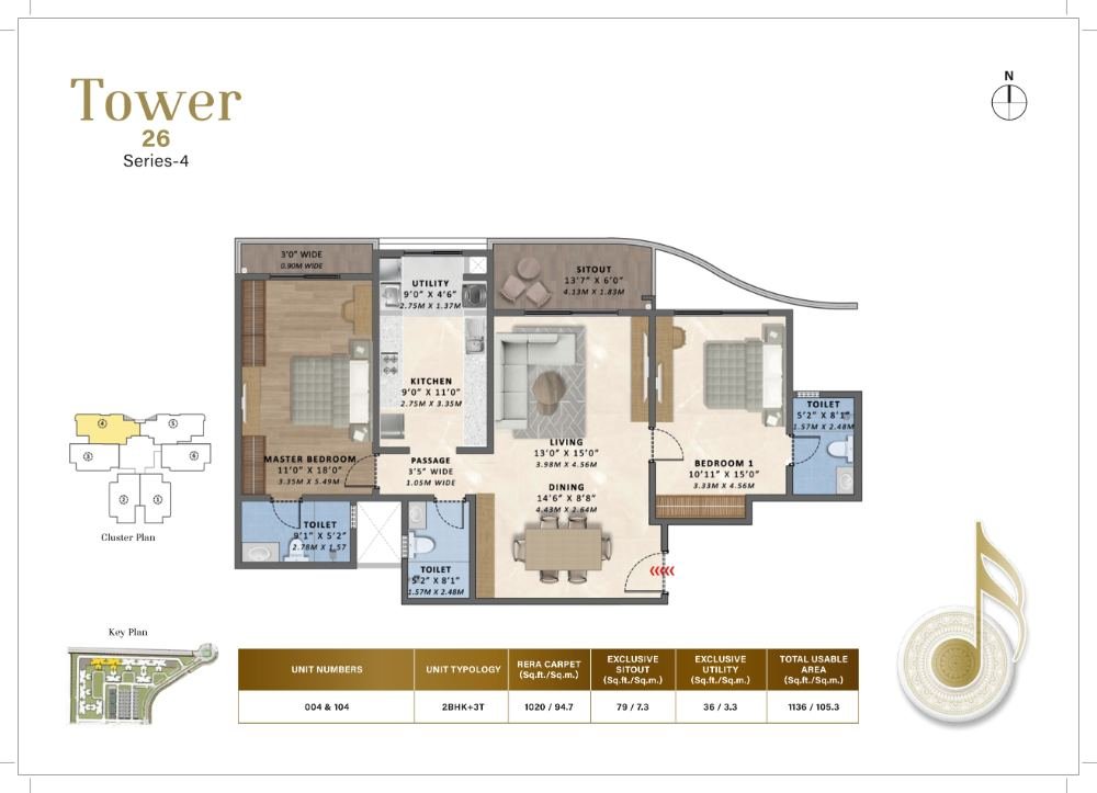 TATA Varnam Phase 1  Floor Plan