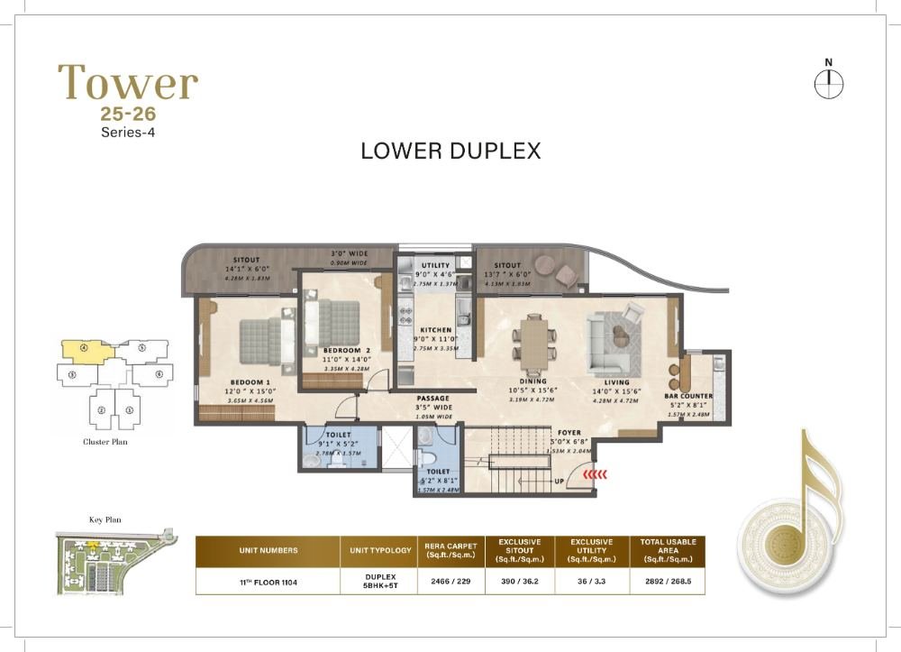 TATA Varnam Phase 1  Floor Plan