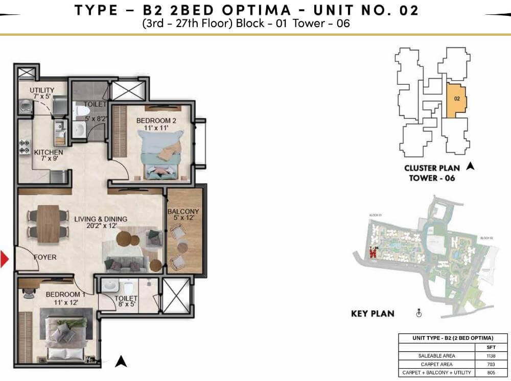 Prestige Southern Star Floor Plan