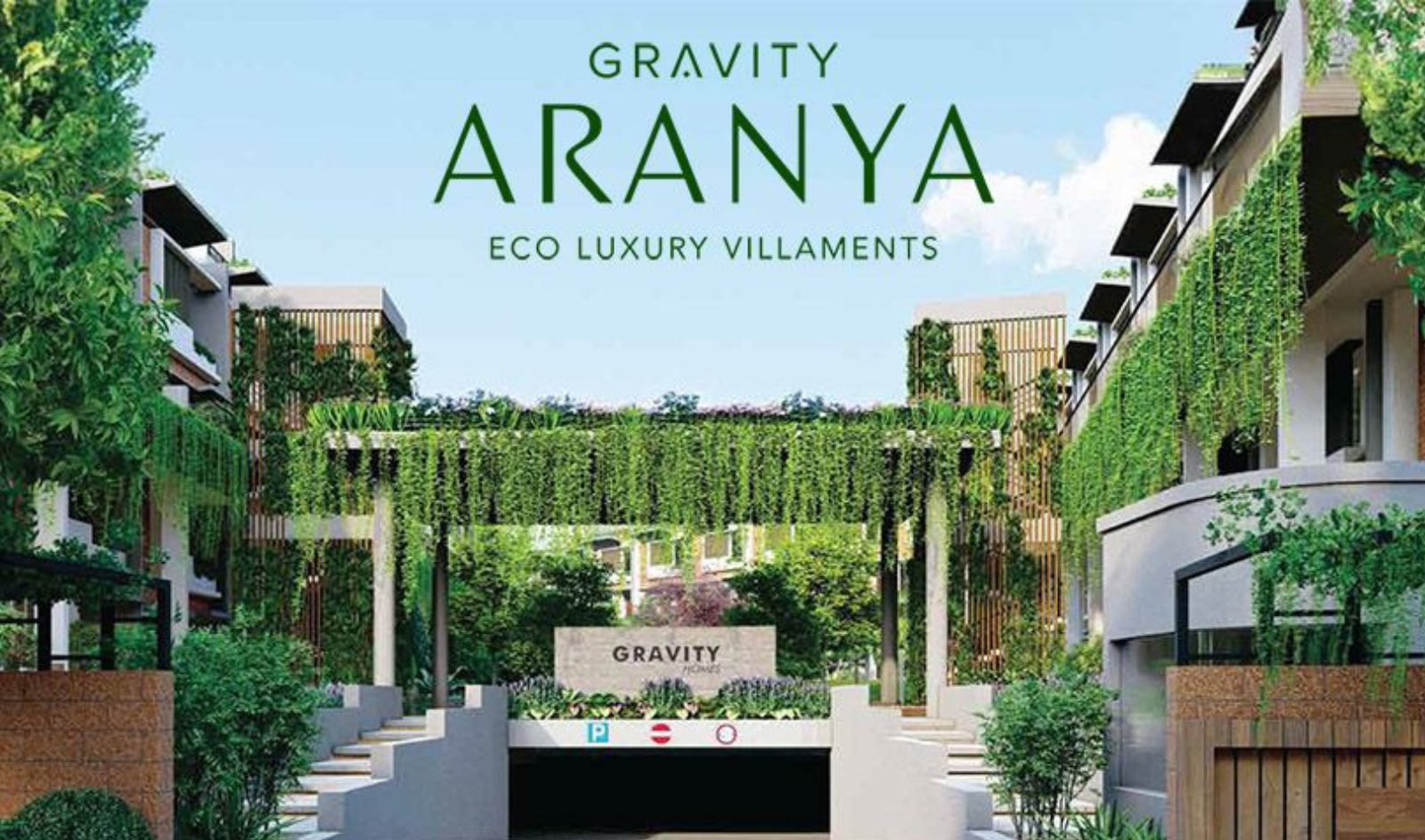 Gravity Aranya Villaments  Banner