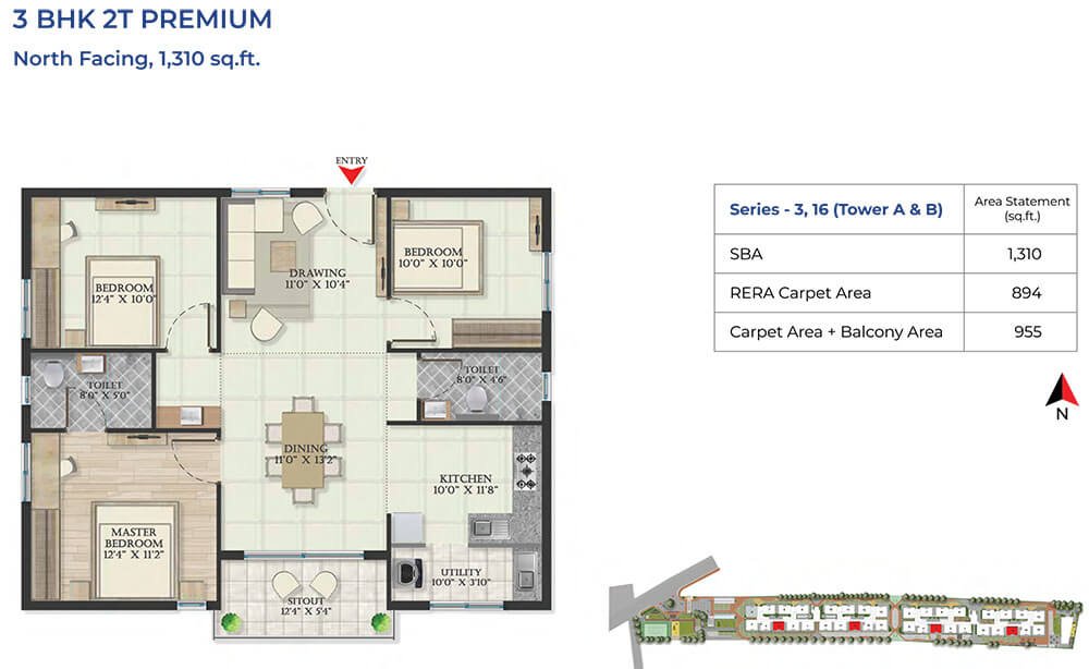 Abhee Serenity Springs Floor Plan