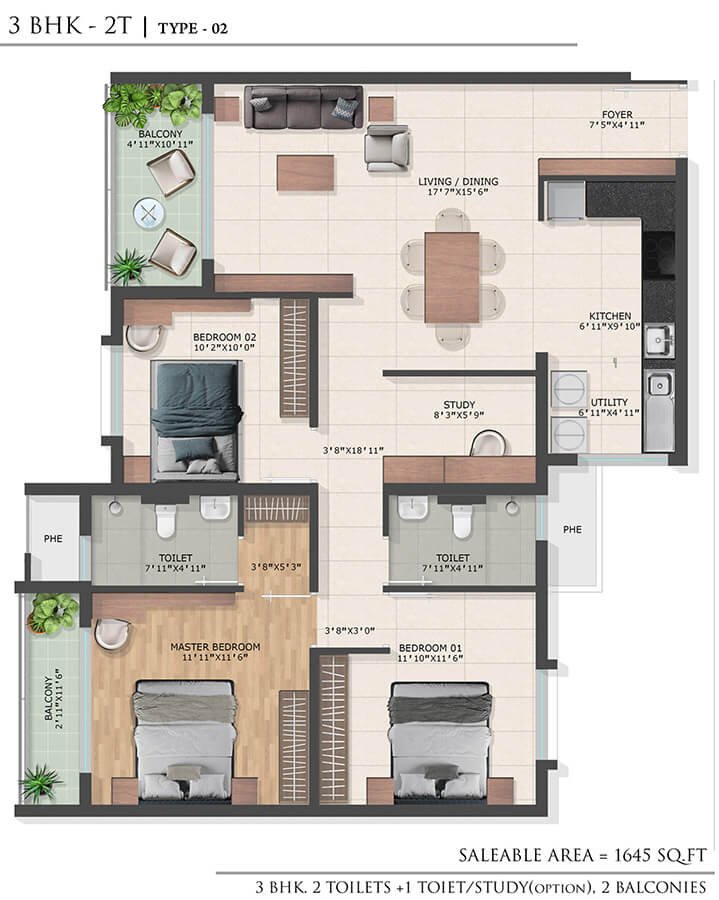 Bren Park City Floor Plan