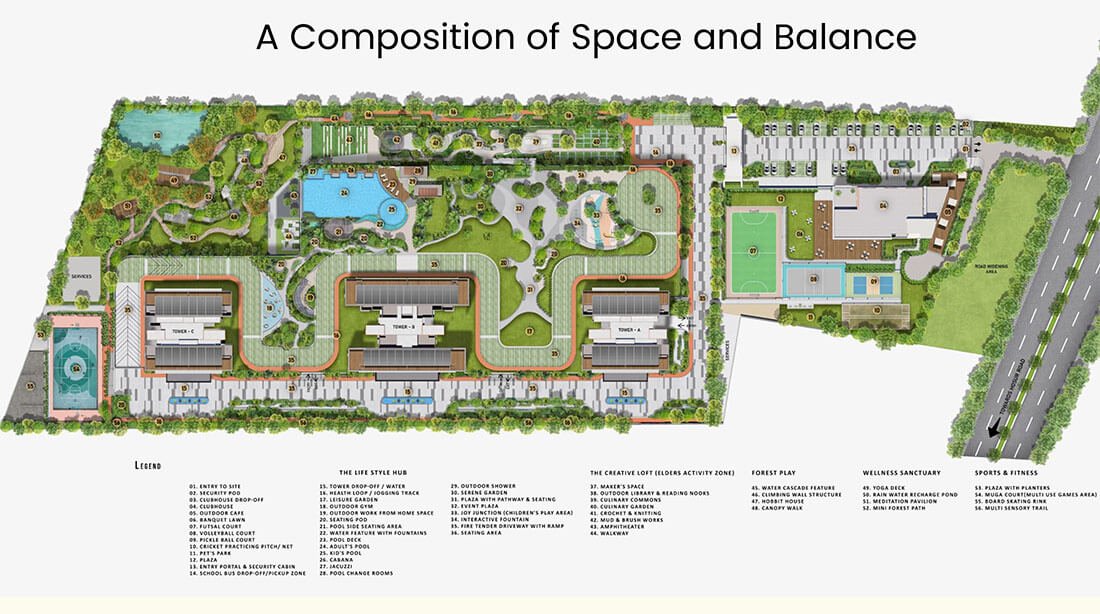 Purva Silver sky  Floor Plan