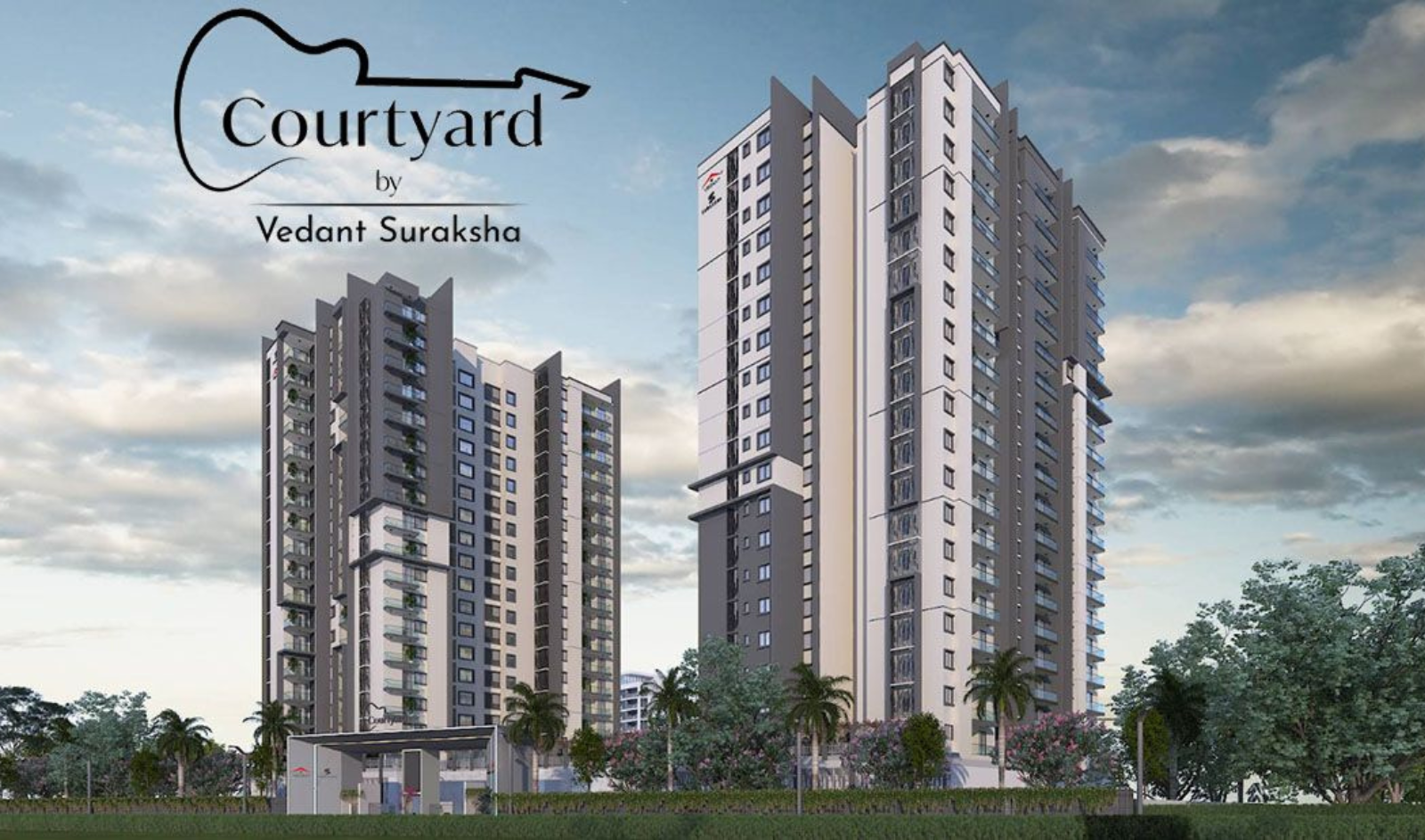 Courtyard by Vedant Suraksha  Banner