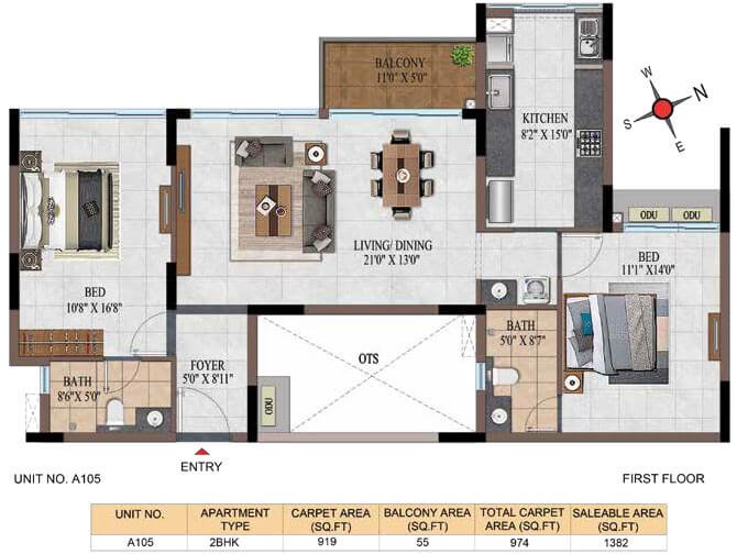 SKAV Madhura Floor Plan