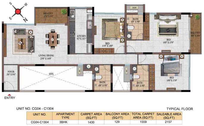 SKAV Madhura Floor Plan