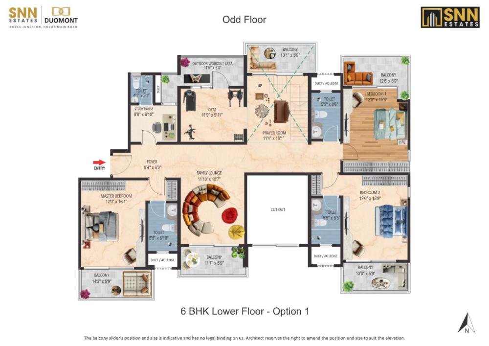 SNN Duomont  Floor Plan