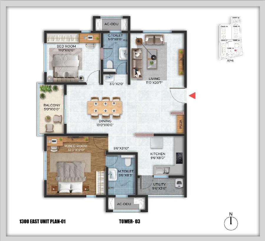  Cybercity Stone Ridge  Floor Plan