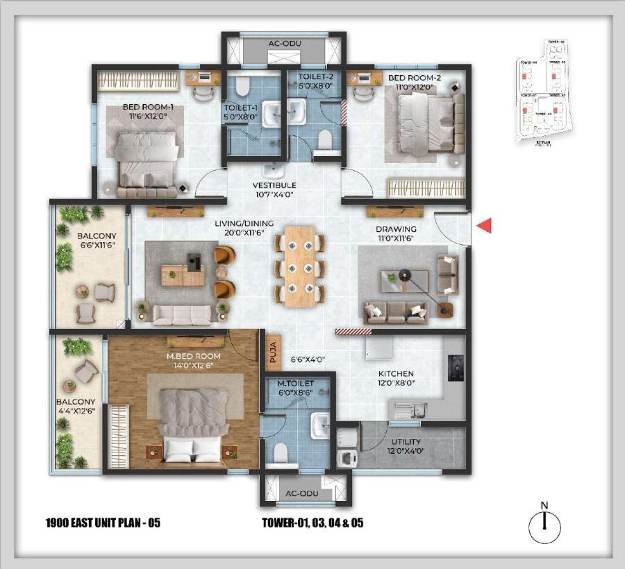 Cybercity Stone Ridge  Floor Plan