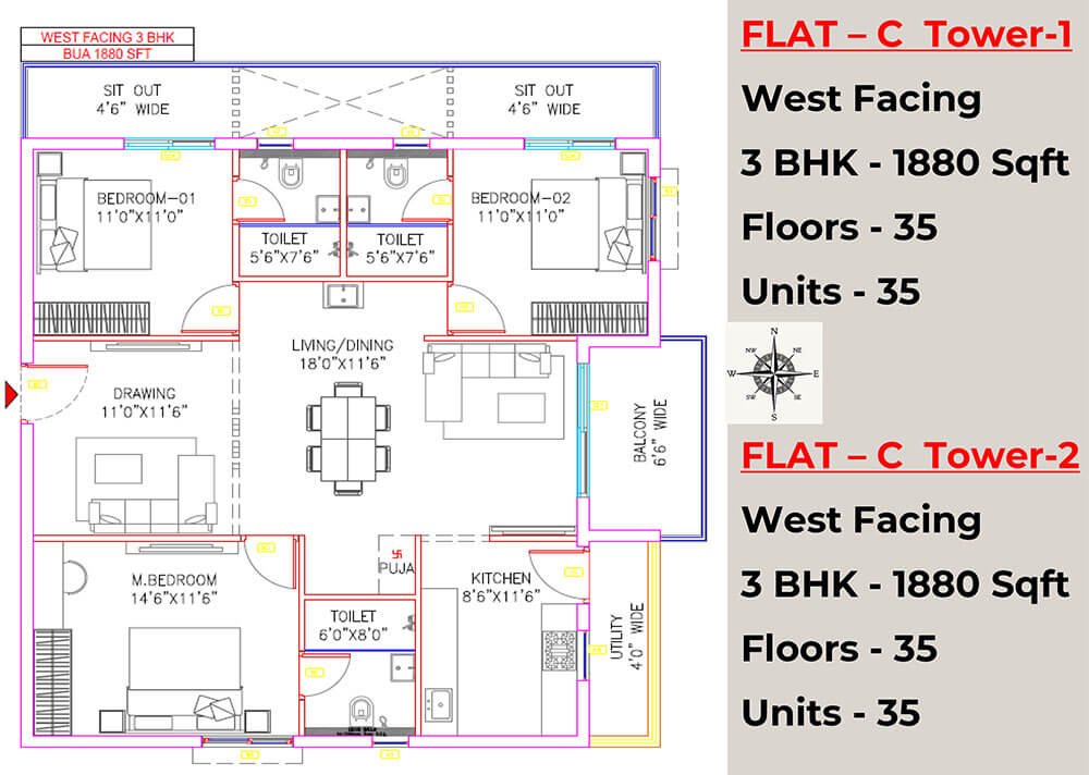  Vian Vayu  Floor Plan
