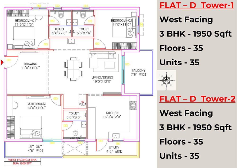  Vian Vayu  Floor Plan