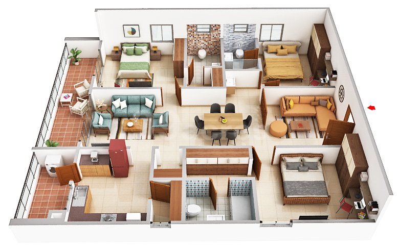 NSL Nakshatra  Floor Plan