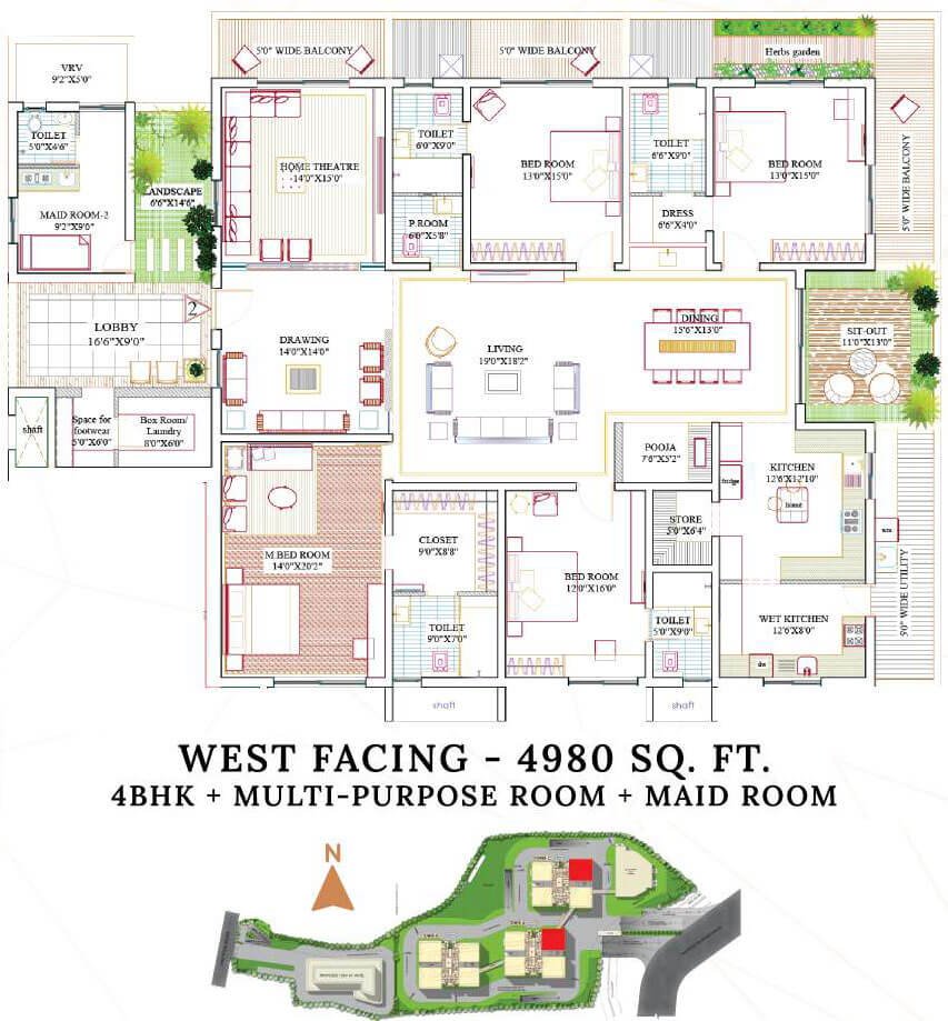 Encanto by Lansum and MK Realty Floor Plan
